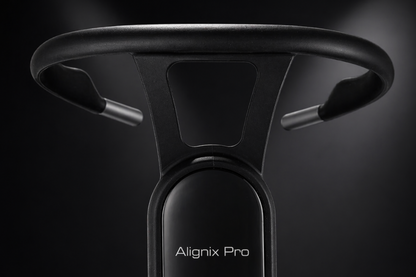 Black device with 'Alignix Pro' branding on a dark background